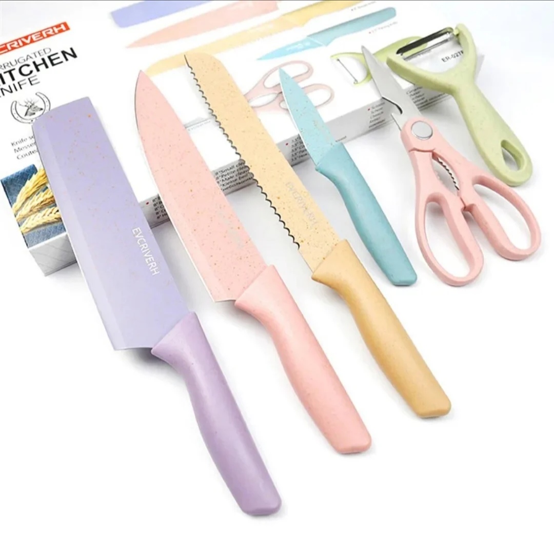 SET DE CUCHILLOS 6 PIEZAS