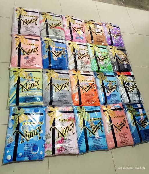 SABANAS NANCY 4 PIEZAS PARA 2 PLAZAS