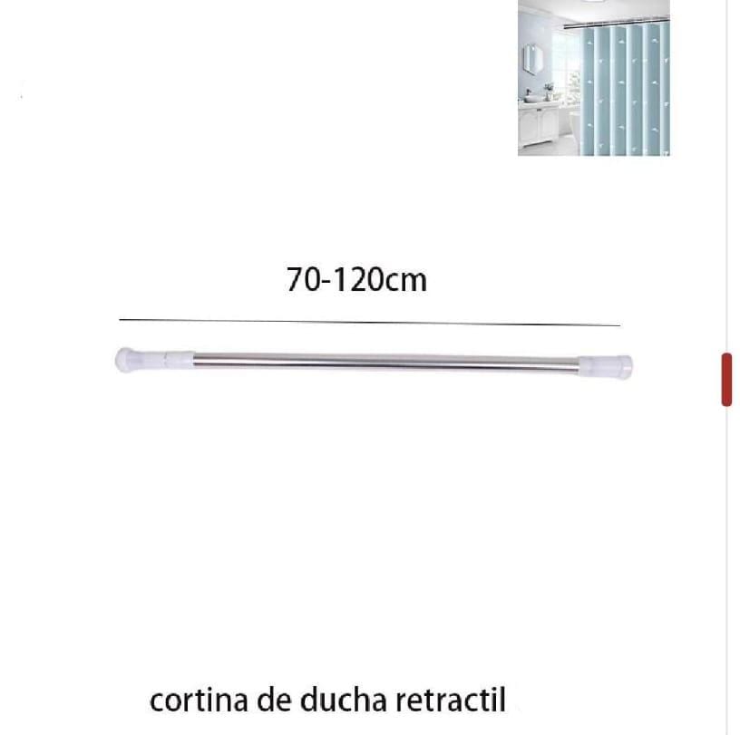 TUBO DE CORTINA DE BAÑO