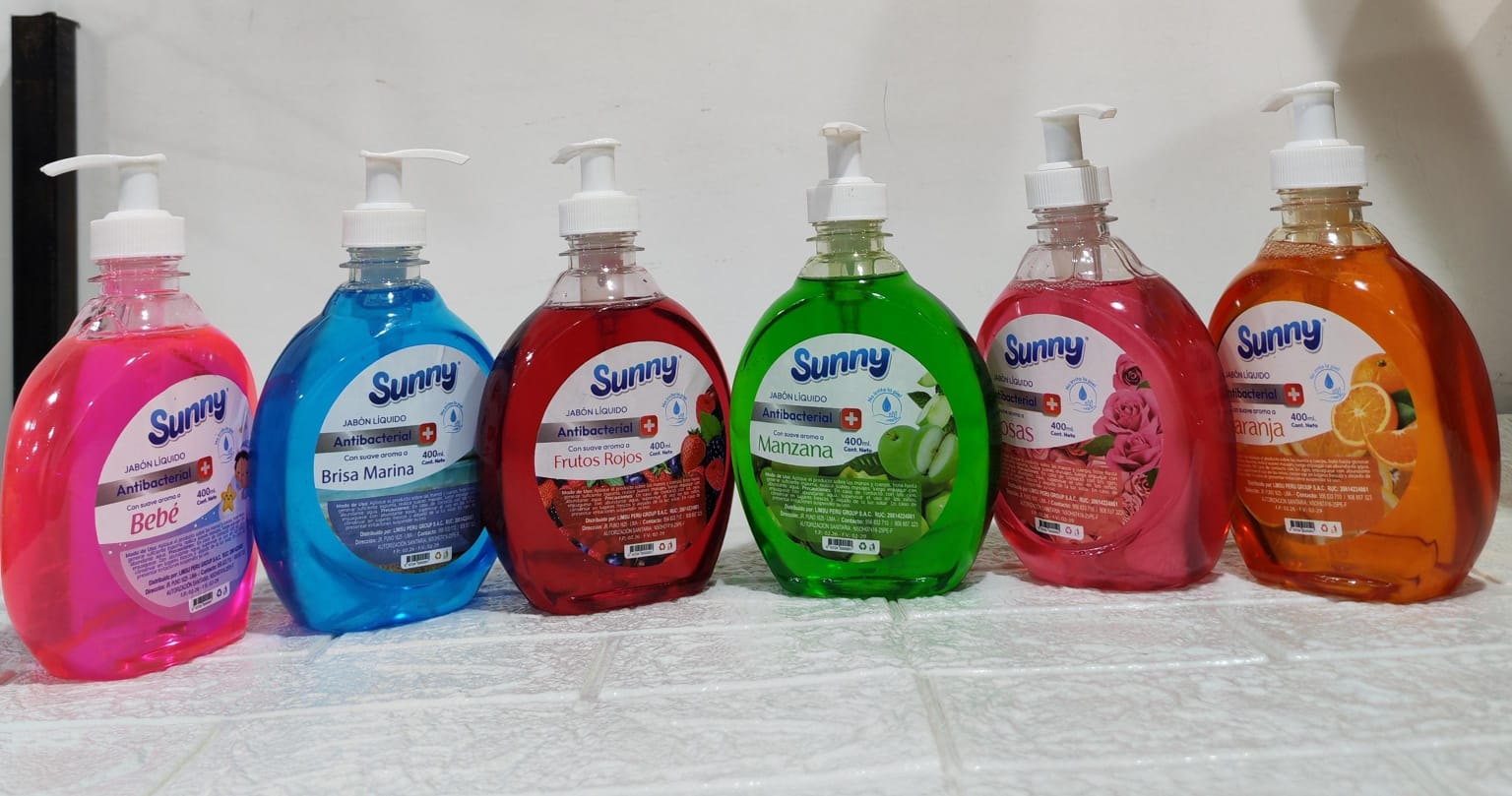 JABÓN LIQUIDO ANTIBACTERIAL SUNNY