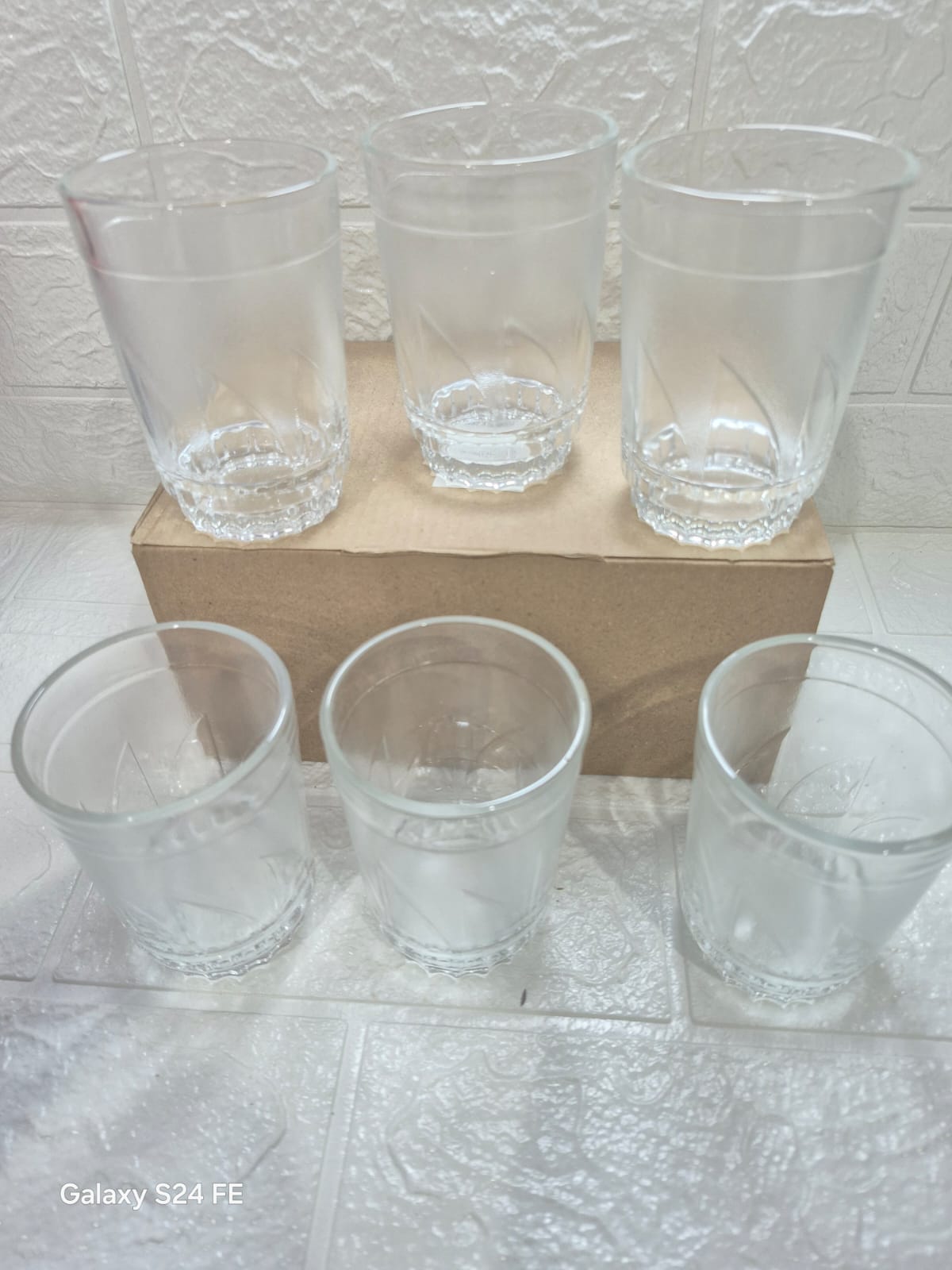 SET DE VASOS 6 PZ PARA REFRESCÓ
