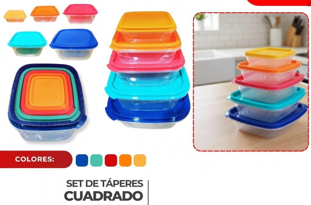 JUEGO DE TAPER DE 5 PZ