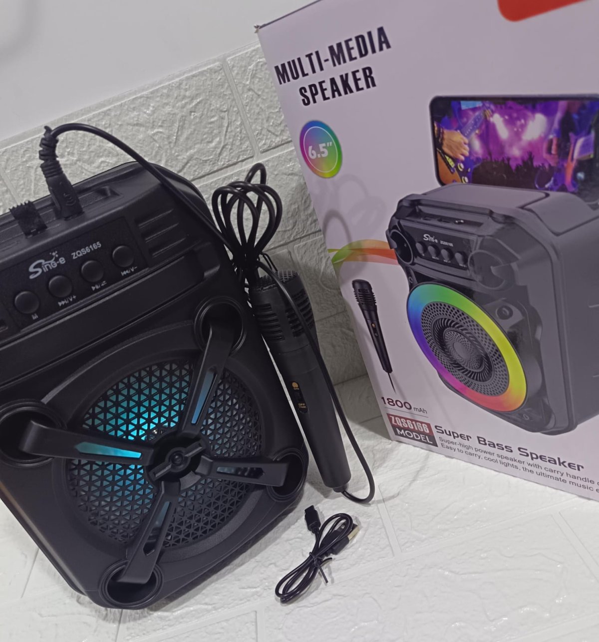 PARLANTE CON MICRÓFONO 🎤 6.5"
