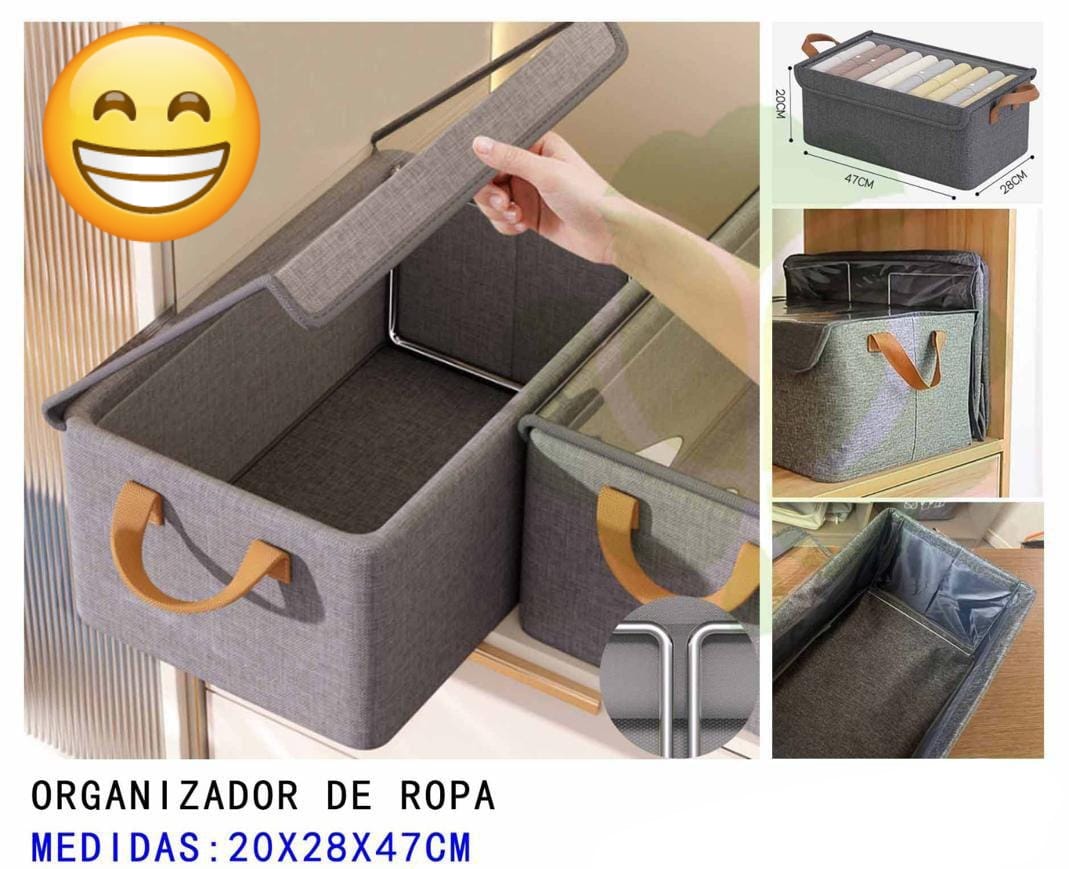 CAJA ORGANIZADOR CON TAPA