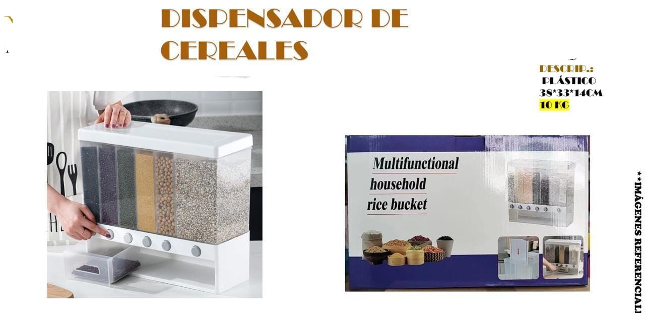 DISPENSADOR DE MENESTRAS 6 DIVISIONES