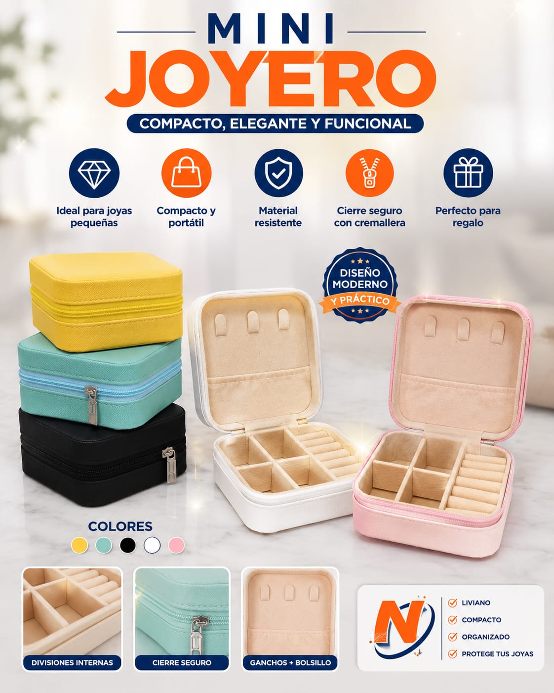 MINI JOYERO DE VIAJE
