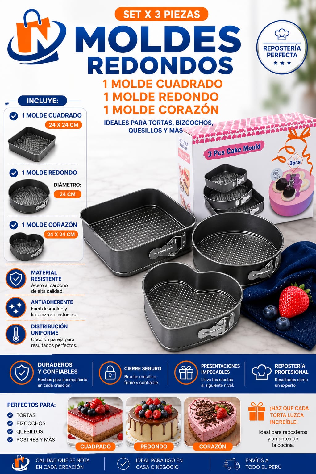 PACK MOLDE DE TORTA FIGURAS