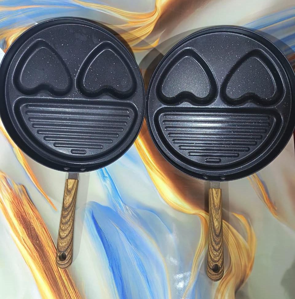 SARTEN GRILL Y CORAZÓN 26 CM
