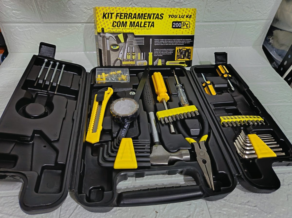 KIT DE HERRAMIENTAS CON MALETA PARA EL HOGAR