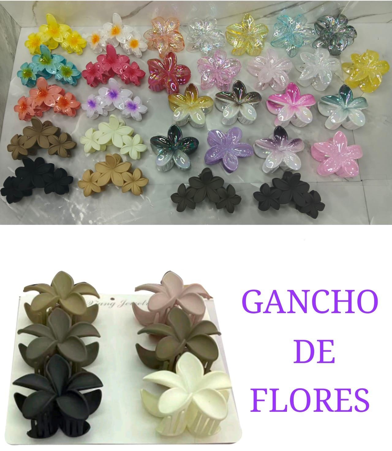 GANCHOS DE CABELLO FLOR