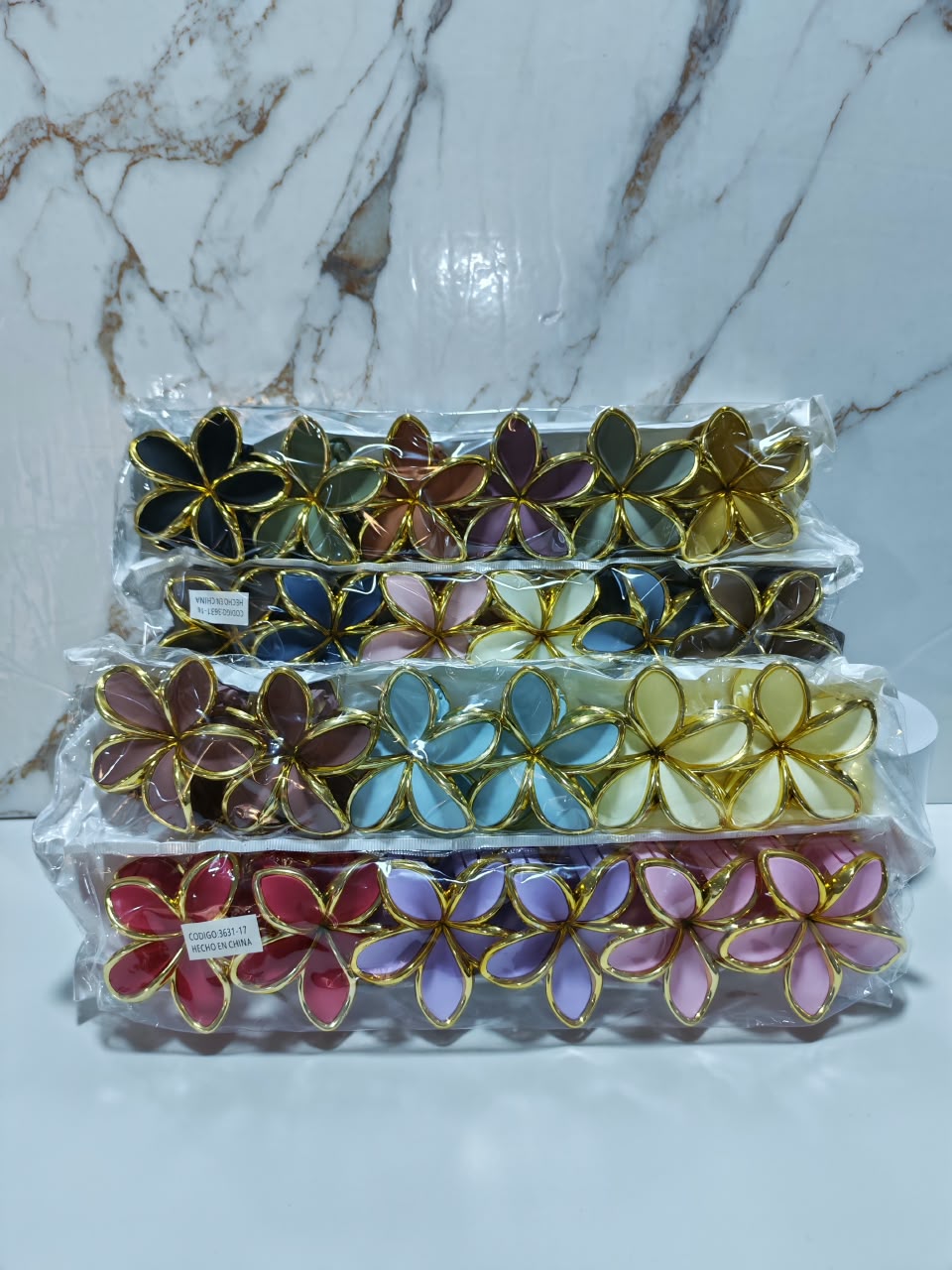 GANCHOS DE CABELLO FLOR