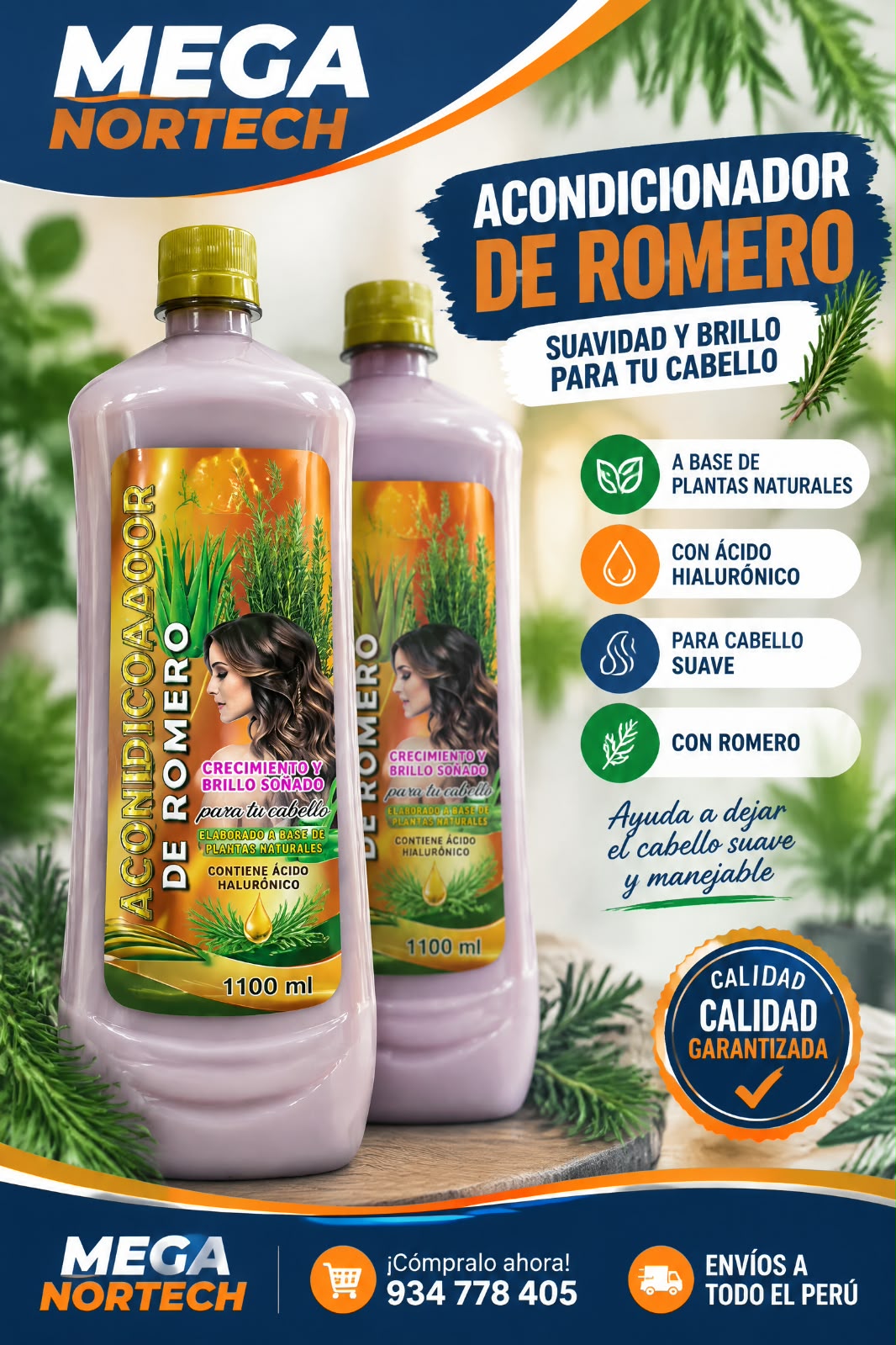 ACONDICIONADOR DE ROMERO 1100 ML
