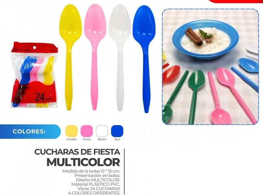 CUCHARAS DE FIESTA 24 UNIDADES