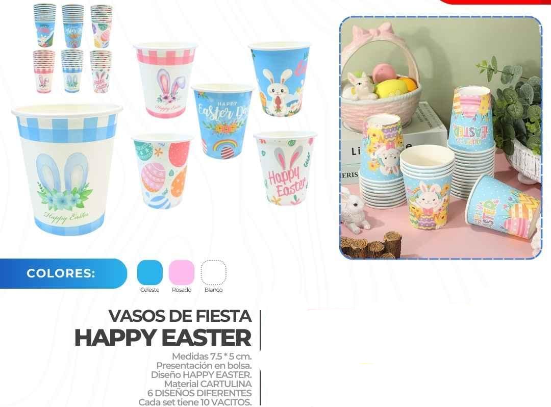 SET DE VASOS DE CUMPLEAÑOS x10