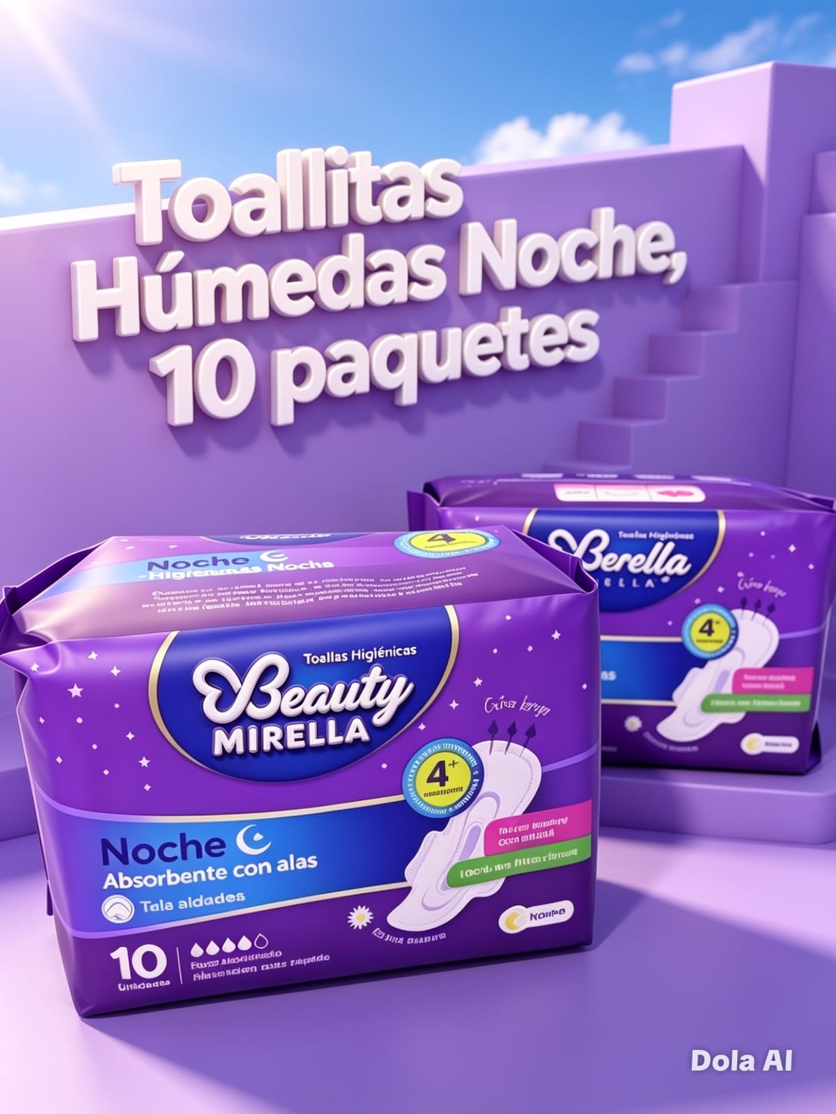 TOALLITAS HIGIÉNICAS NOCHE