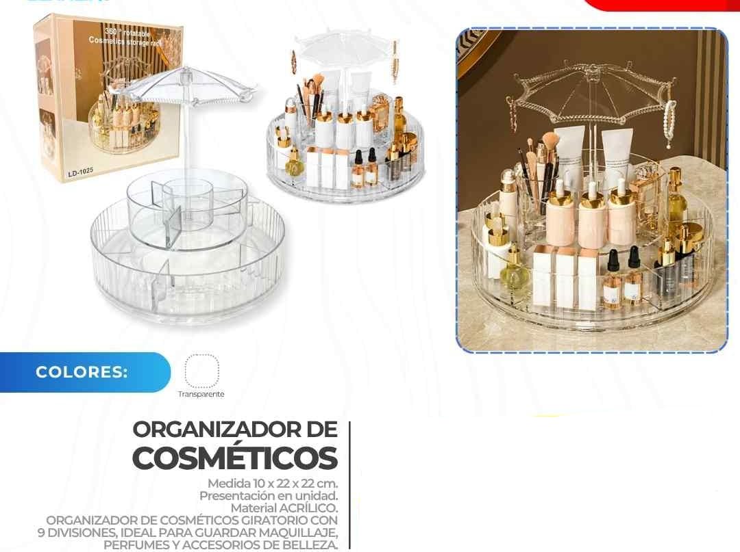 ORGANIZADOR DE COSMÉTICOS ACRÍLICO