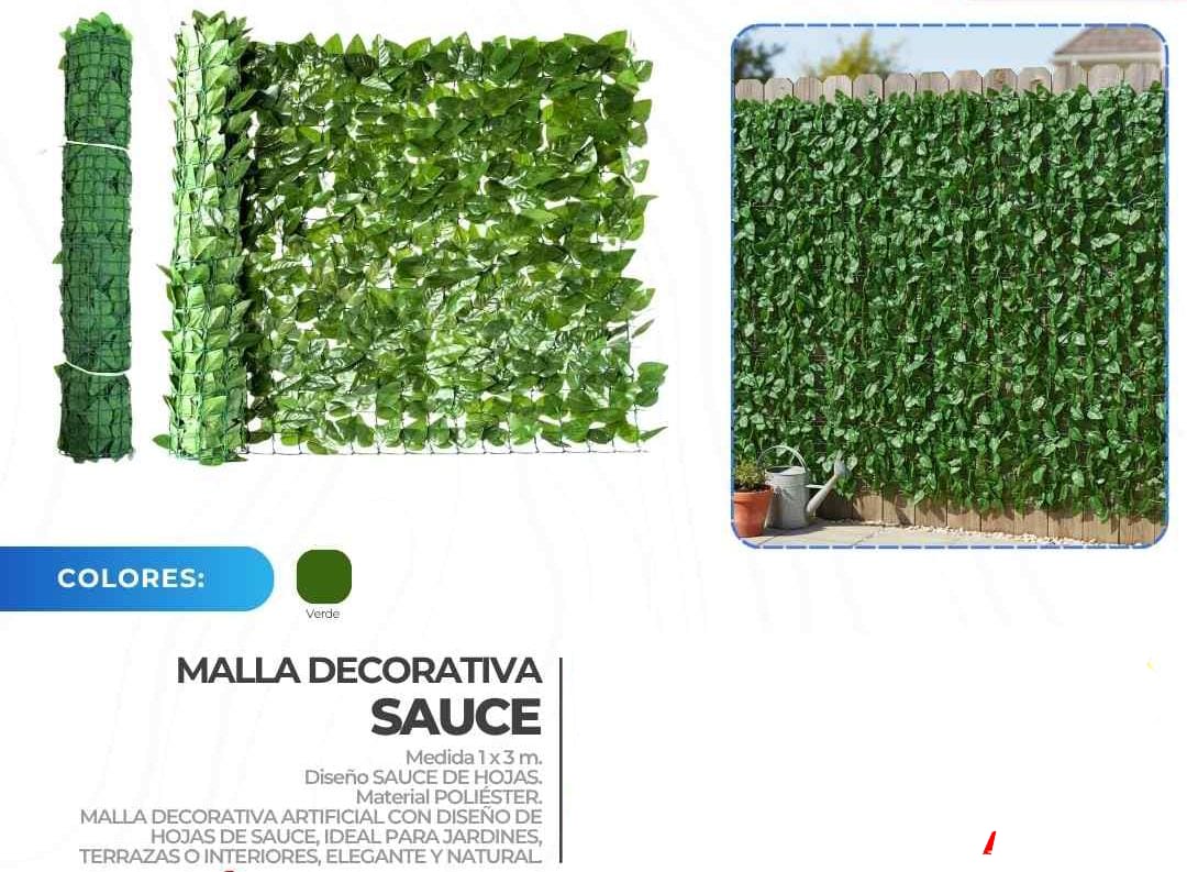 MALLA DECORATIVA SAUCE 1 X 3 MT