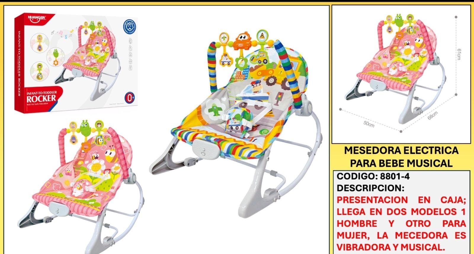 MESEDORA ELECTRÓNICA MÚSICAL PARÁ BEBES