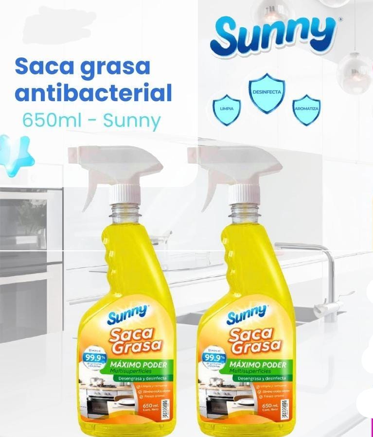 SACA GRASA ANTIBACTERIAL -SUNNY
