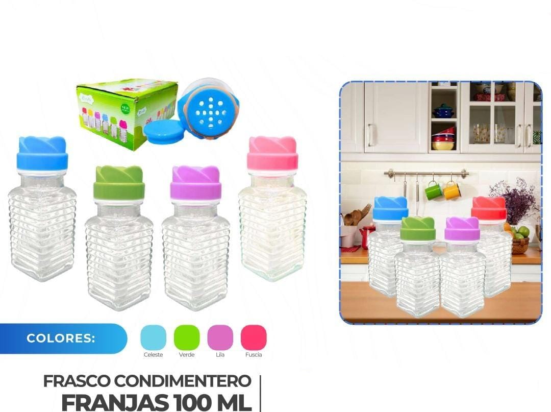 CONDIMENTERO MODELO FRANJAS 100 ML