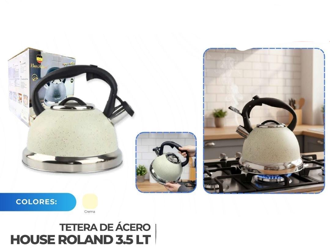 TETERA DE ACERO DE 3.5 LT HAUS ROLAND