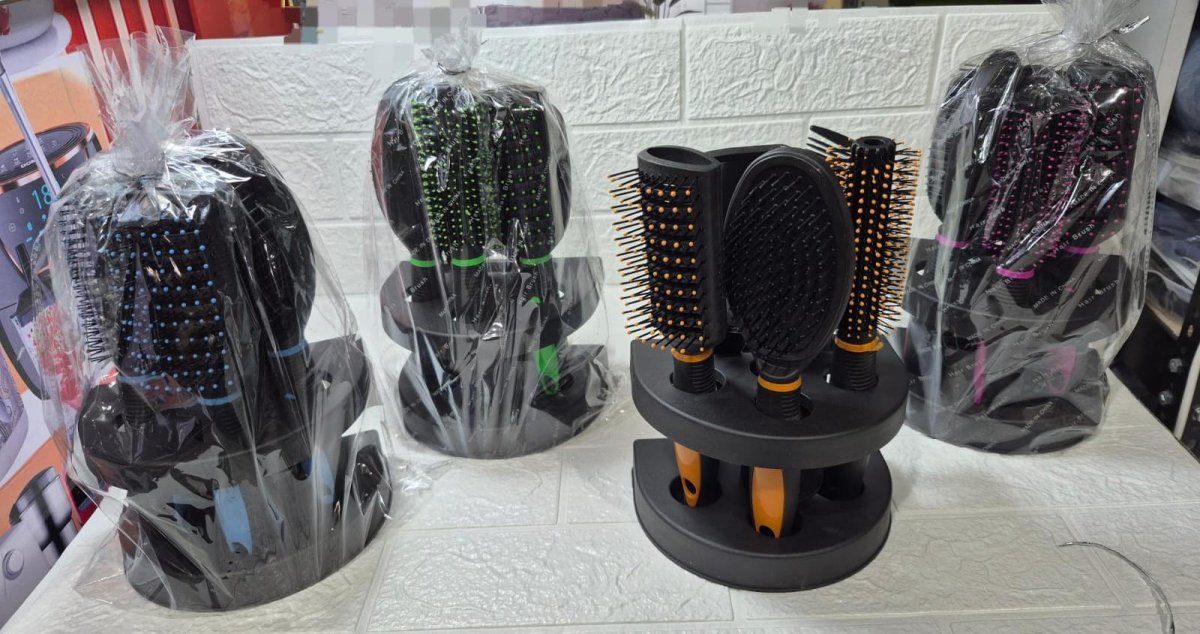 SET DE PEINES CON BASE 6 PCS