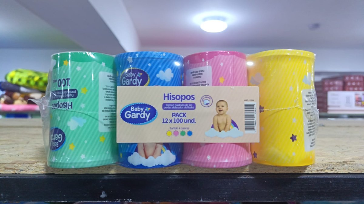 HISOPO BABY GARDY 100 UND