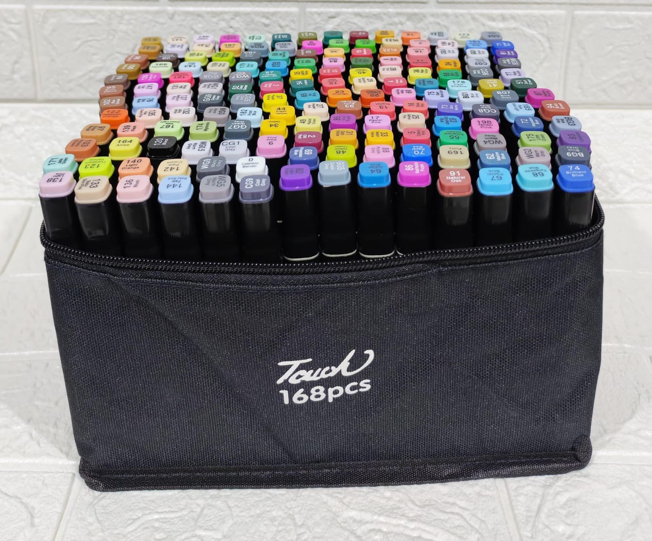 PLUMONES TOUCH DE 168 PZ CON BASE