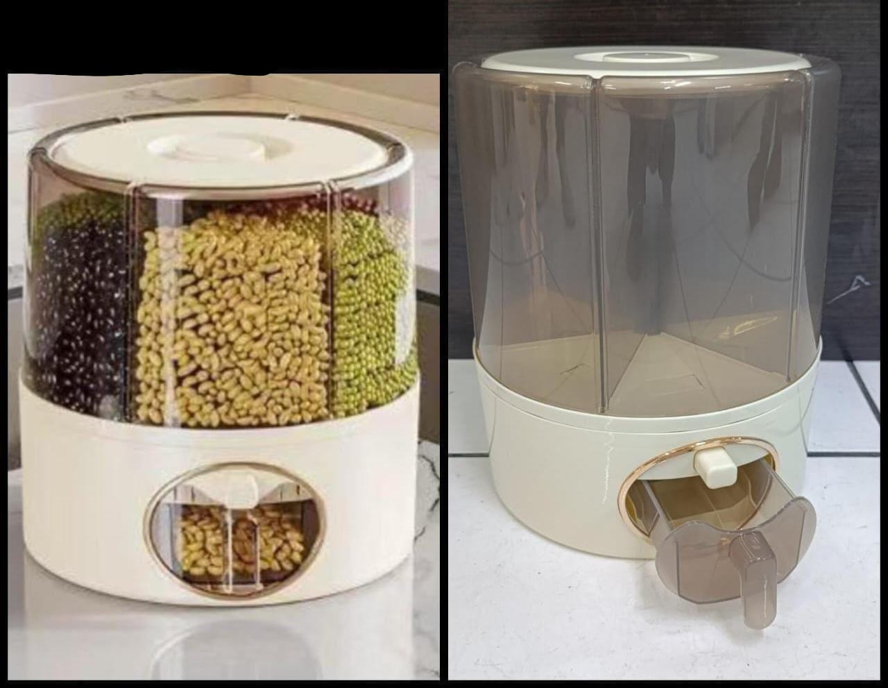 DISPENSADOR GIRATORIO DE MENESTRAS ACRÍLICO 11 KG
