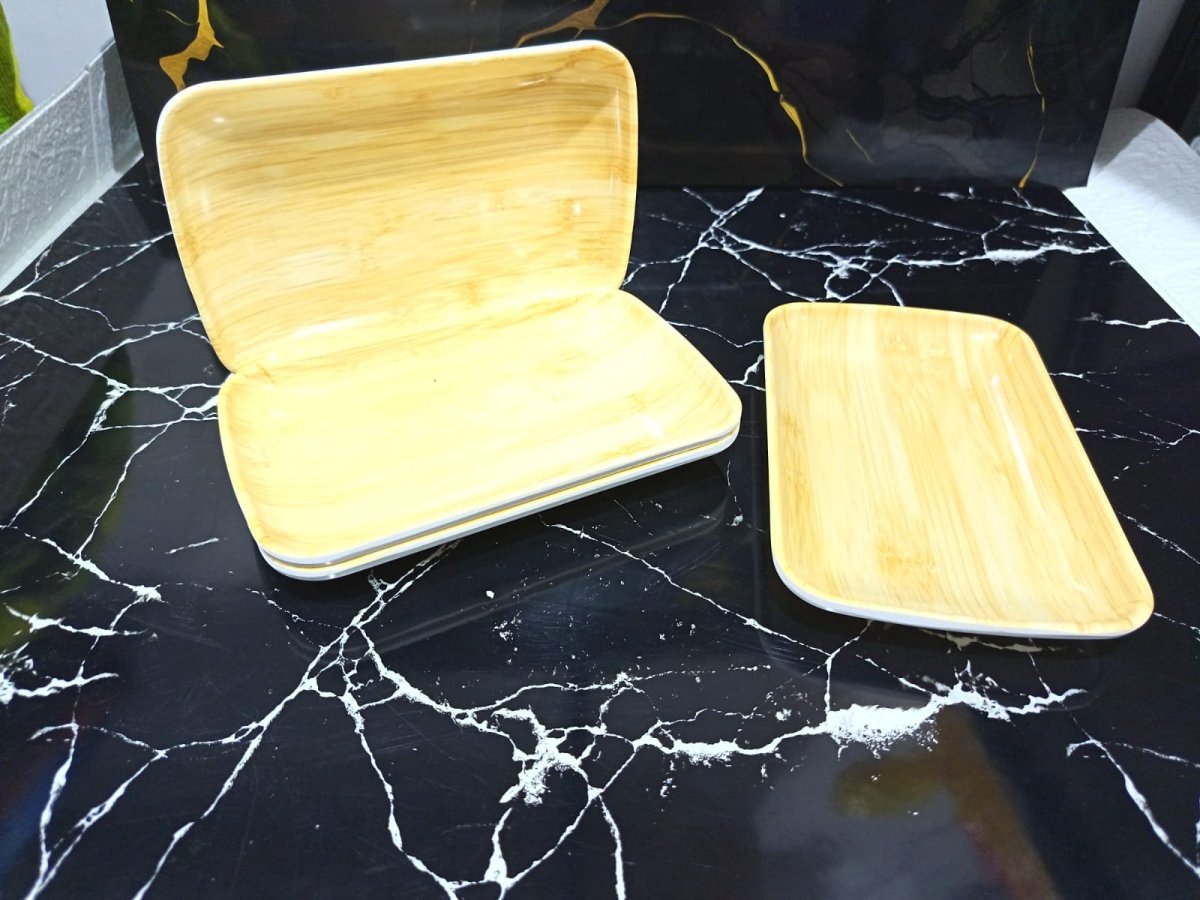 PLATO DE PVC COLOR MADERA