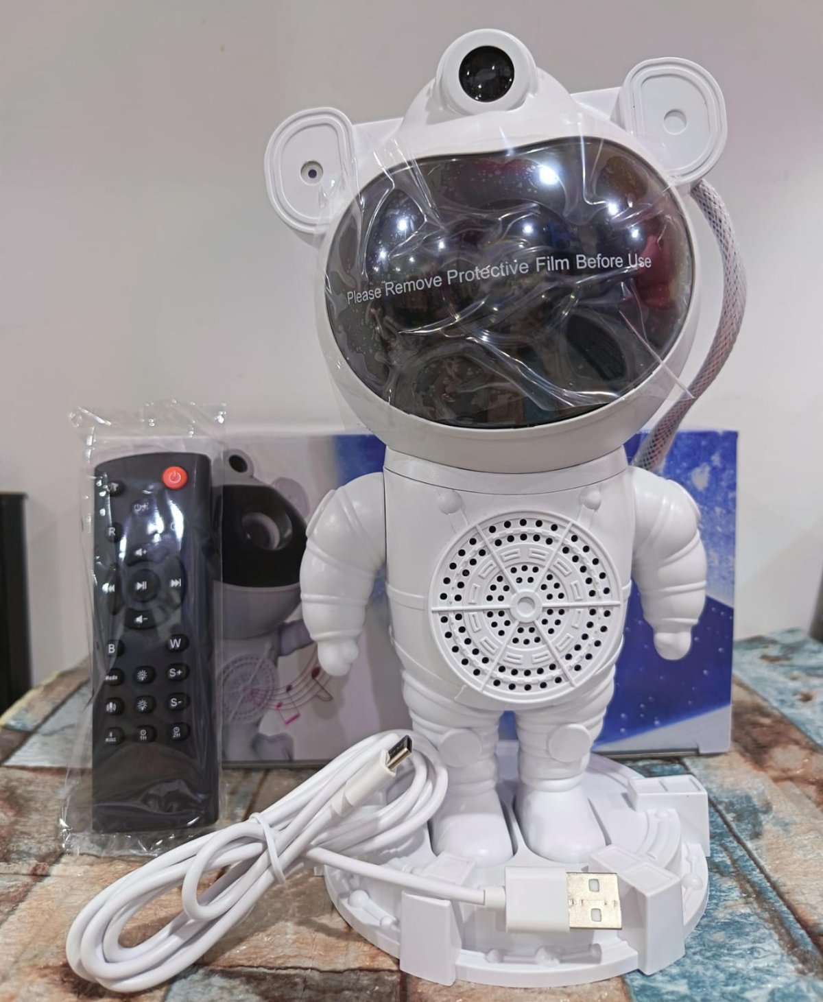 PROYECTOR ASTRONAUTA CON BLUETOOTH