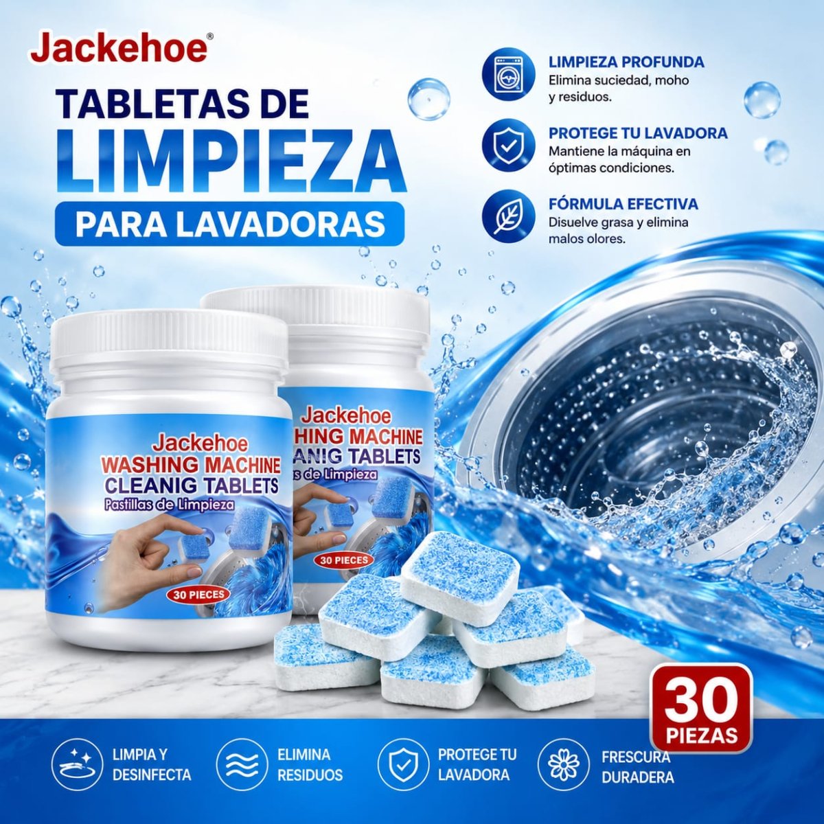PASTILLAS PARA LAVADORA