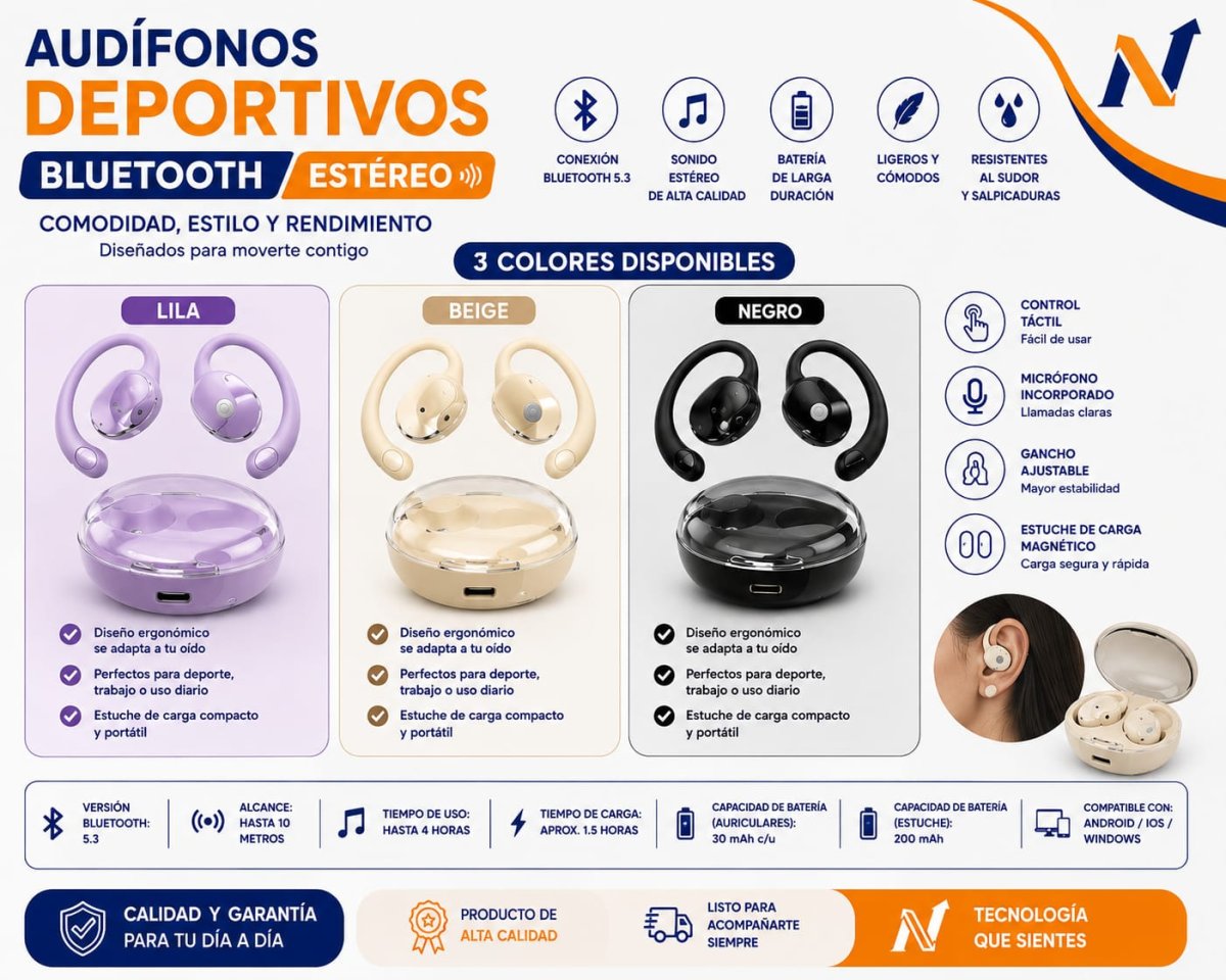 AUDIFONO B4 01 DEPORTIVOS