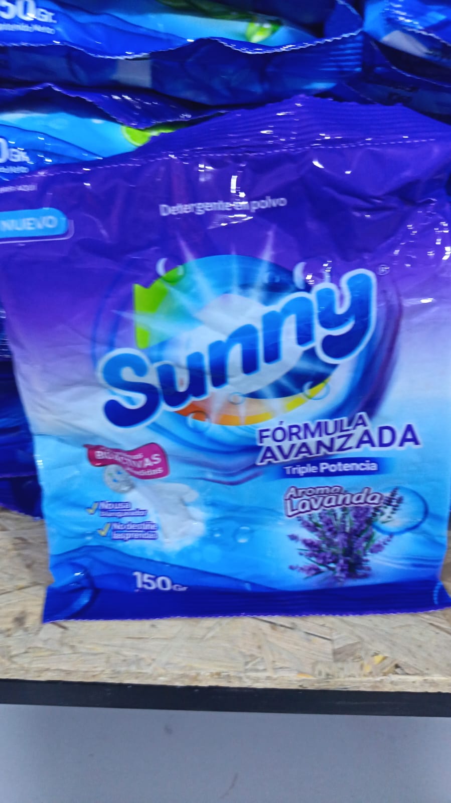 DETERGENTE EN POLVO 150 G SUNNY