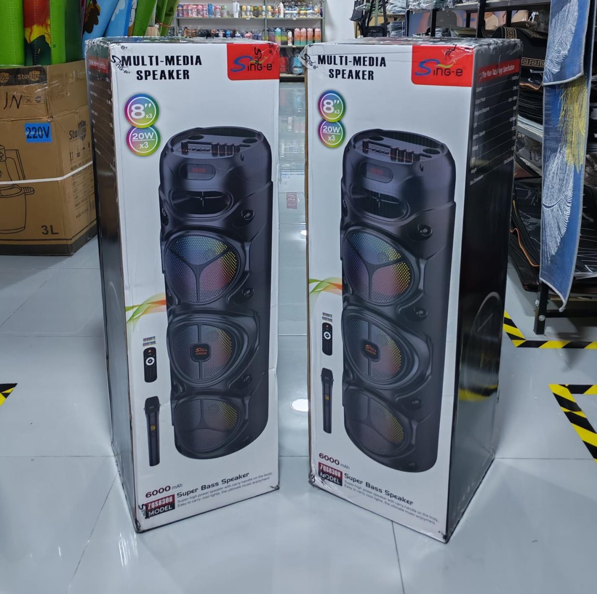 OFERTA 🎊 PARLANTE SING-E 8x3" GRANDE SOLO HASTA AGOTAR STOCK