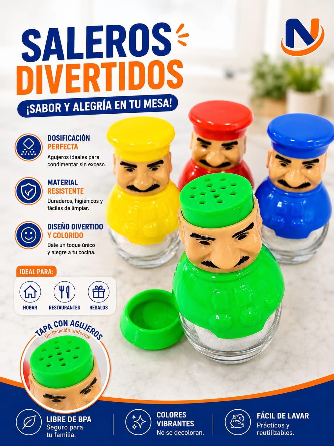 SALEROS DIVERTIDOS CARITAS