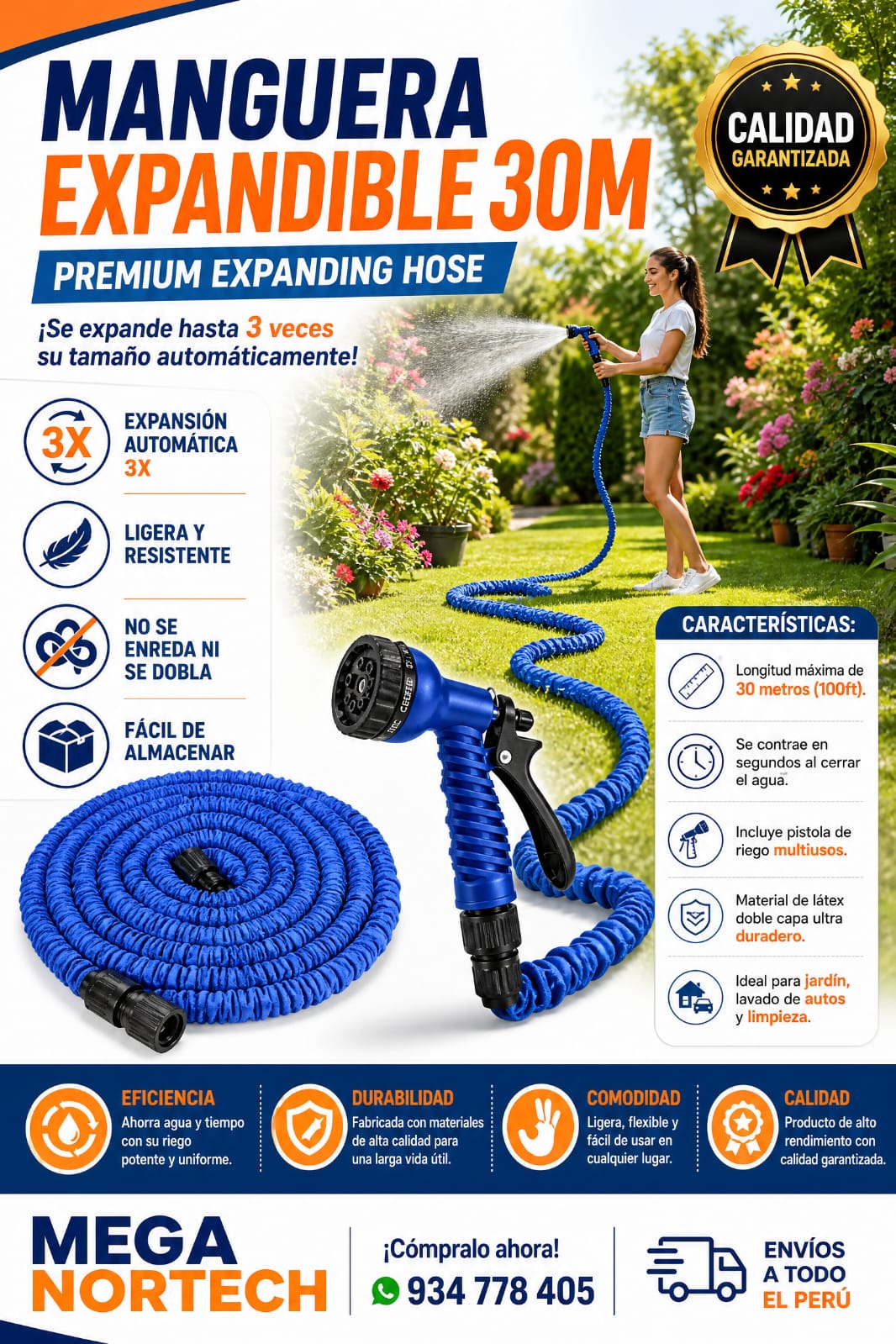MANGUERA EXPANDIBLE 30 MT