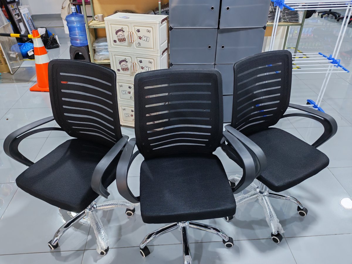 SILLA DE ESCRITORIO REGULABLE CON RESPALDAR