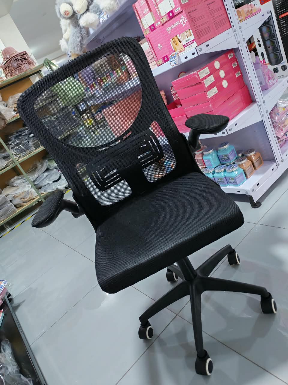 SILLA DE ESCRITORIO REGULABLE CON RESPALDAR