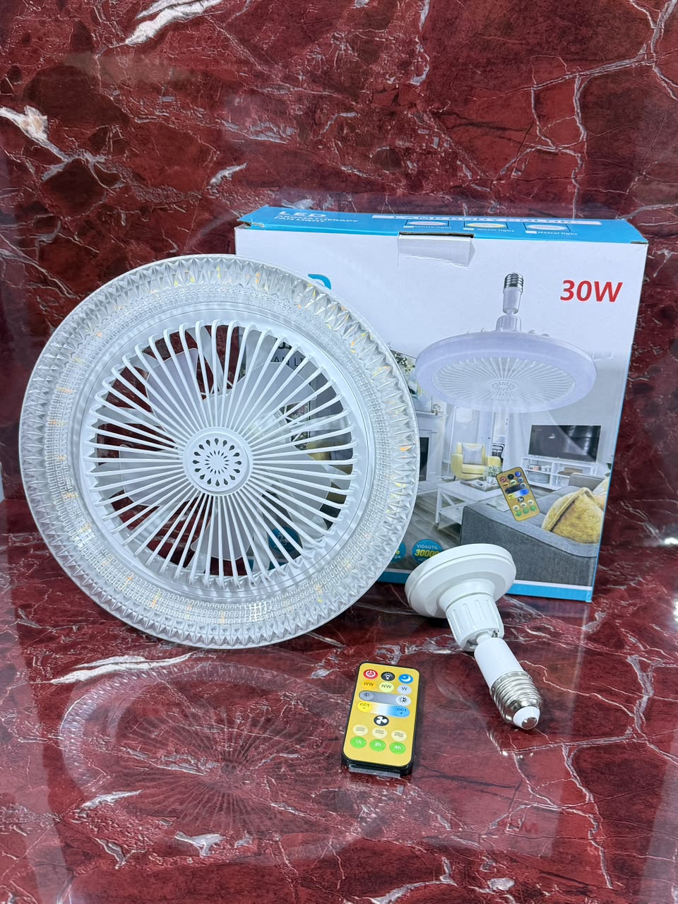 FOCO VENTILADOR MODELO ACRISTALADO