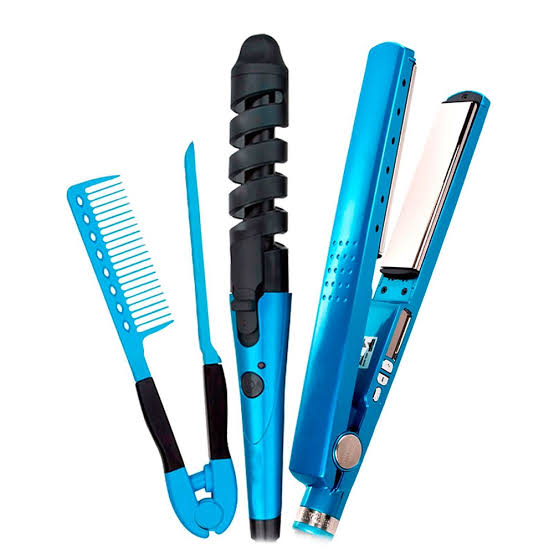 KIT PLANCHA + ONDULADOR + PEINE