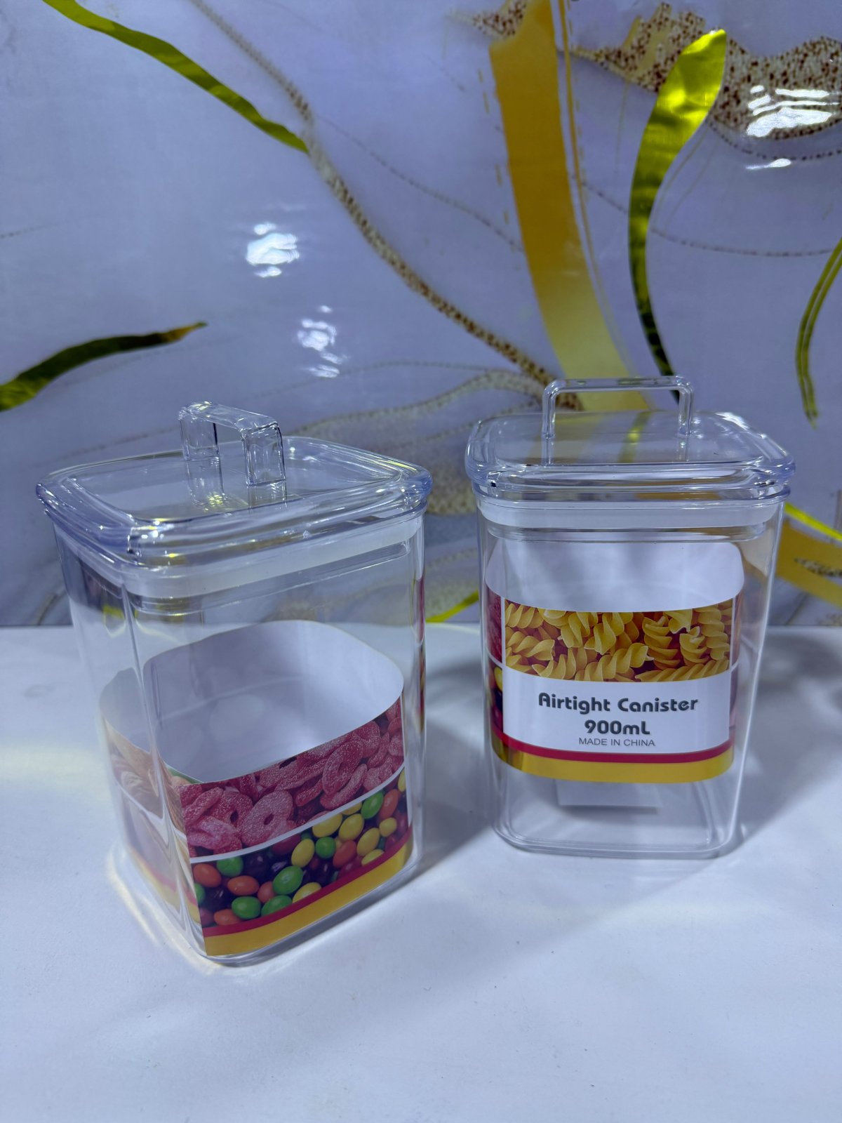 FRAZCO ACRÍLICO CON TAPA DE 900 ML