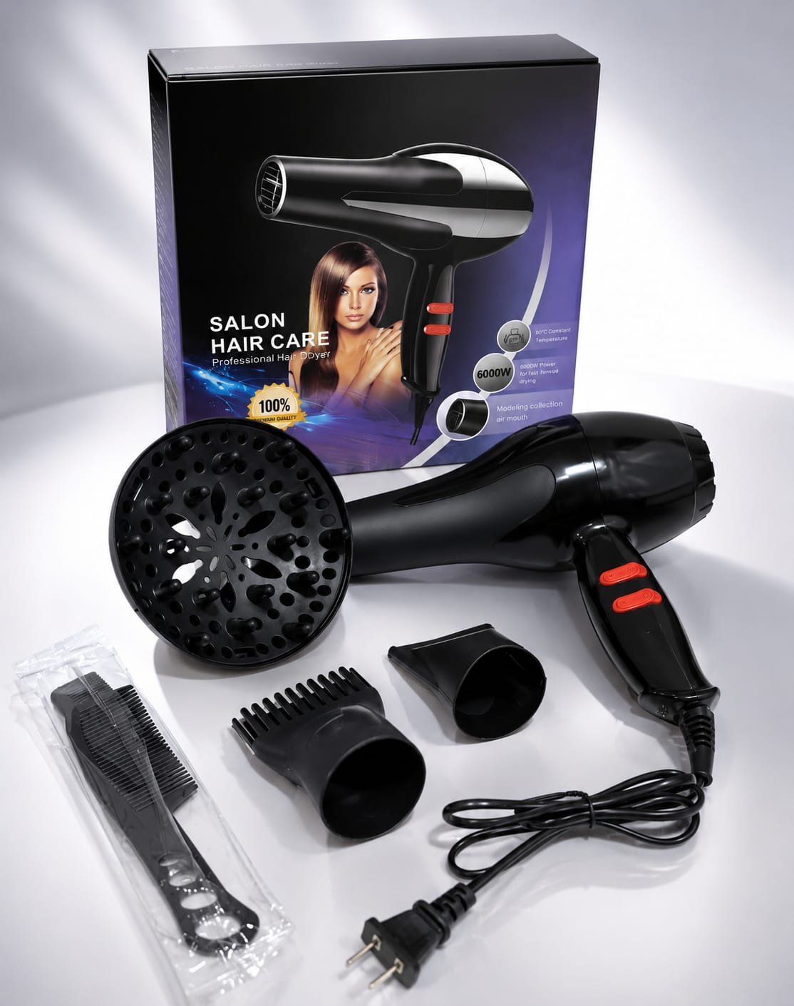 SECADORA DE CABELLO 6000W