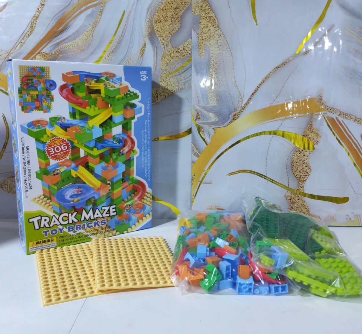 PISTA DE CANICAS TRANCK MAZE 306 PCS