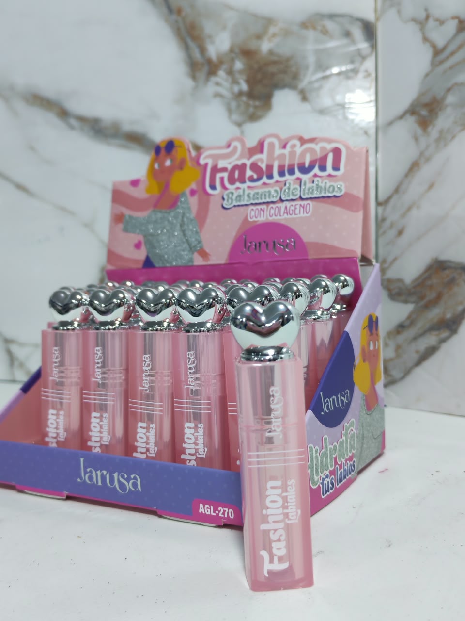 Fashion Labial ( CON COLAGENO hidratante con color)- JARUSA