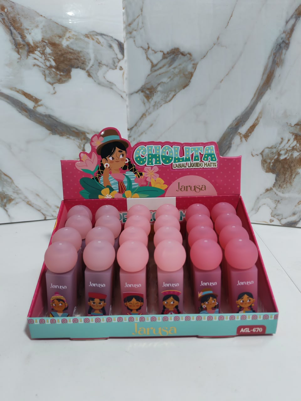 LIP GLOSS MATTE CHOLITA (EFECTO TINTA)- JARUSA