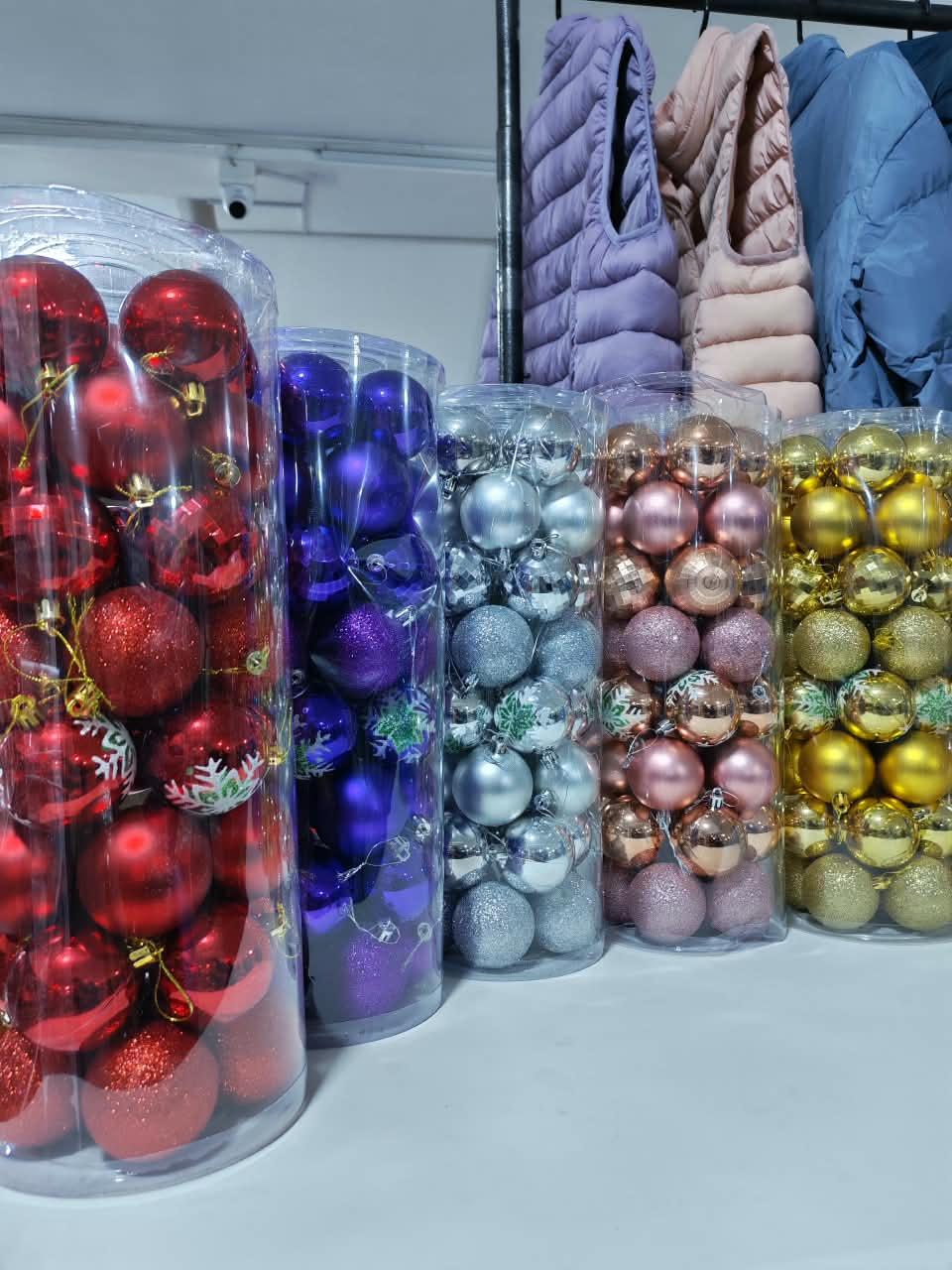 SET DE BOLAS NAVIDEÑAS DE 6 cm 40 PZ -YAN