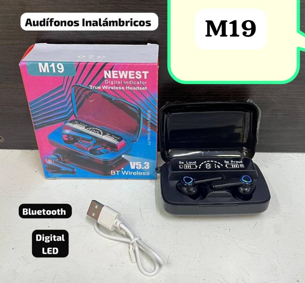 AUDÍFONOS BLUETOOTH M19