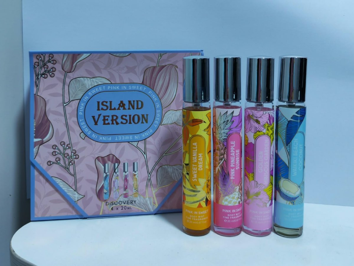 Set x4 perfumes 20ml (Island Version) - JARUSA