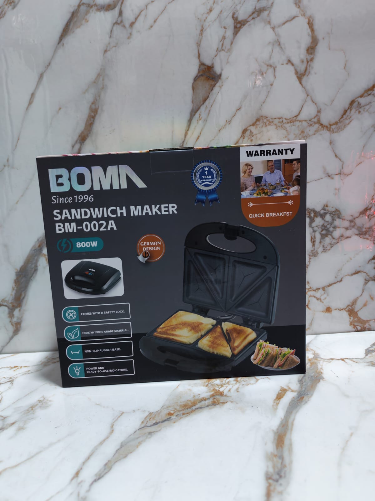 SANDWICHERA BOMA DE 800W